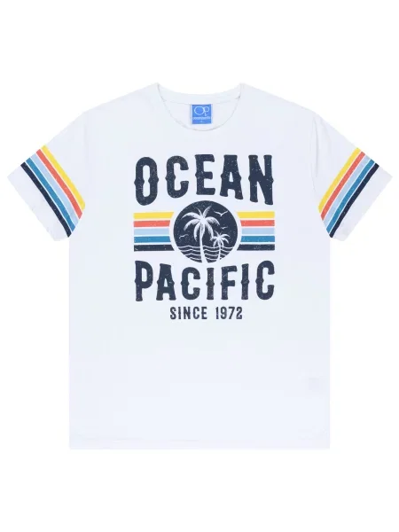 Tricou Ocean Pacific alb
