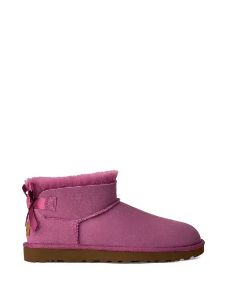 Μποτάκια Ugg με φιόγκο μωβ
