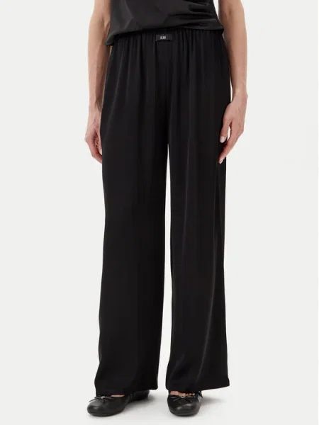 Eleh Pantaloni palazzo negru