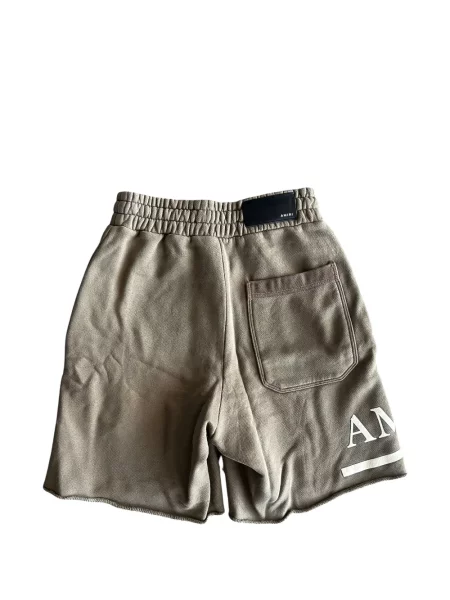 Pantaloni scurți Amiri cu imagine maro