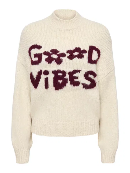 JDY Pulover JDYKILIAN VIBES deschis / ciocolatiu bej