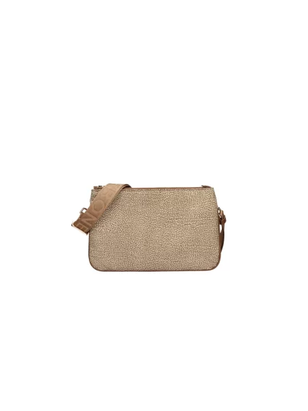 Torebka crossbody Borbonese brązowa