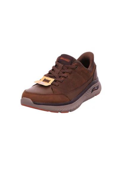Sneakersy Skechers brązowe