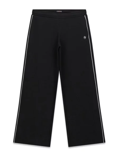 GUESS JEANS Pantaloni SCUBA negru alb