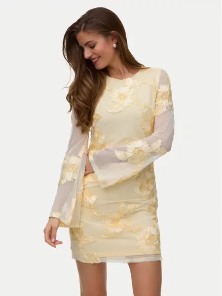 Vero Moda Rochie cocktail Quinn galben