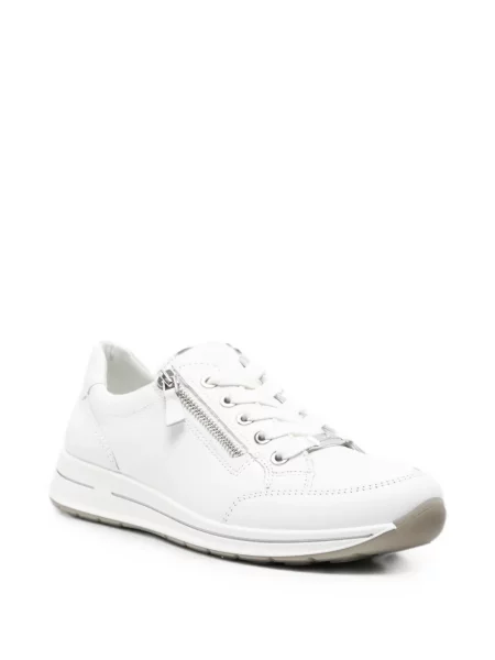 Sneakerși Ara din piele alb