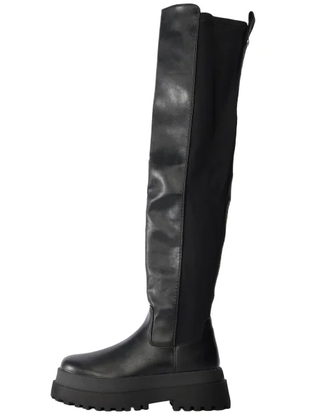 BUFFALO Cizme peste genunchi negru