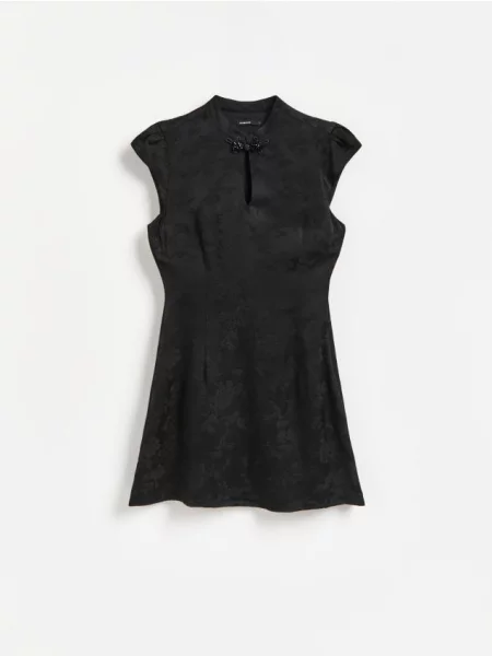 Reserved Rochie cu motiv jacard negru