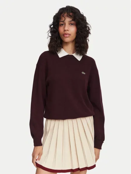 Lacoste Pulover Vișiniu
