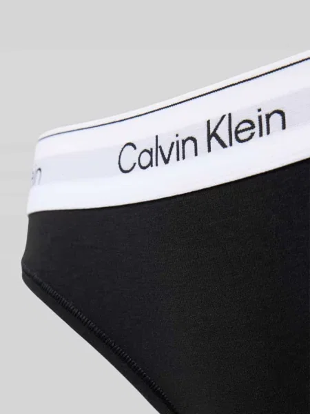 Figi z elastycznym pasem z logo Calvin Klein Underwear czarne