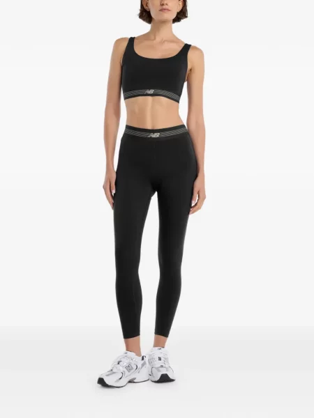 Scurt tricou New Balance cu imagine negru
