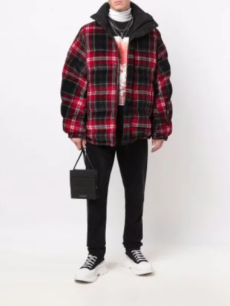 Kostkovaná reverzibilní bunda Dolce & Gabbana