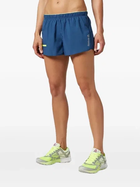 Pantaloni scurți Reebok cu autograf albastru