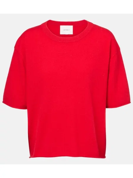 Tricou Lisa Yang din cașmir roșu