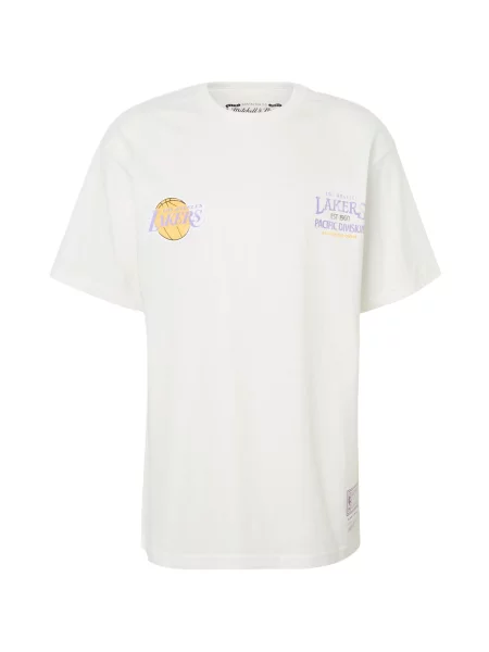 Mitchell & Ness Tricou NBA FULL COURT LAKERS verde / mov liliachiu / portocaliu alb