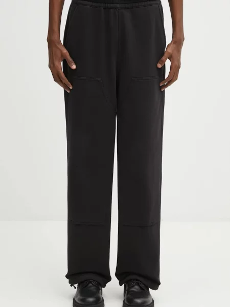 Carhartt WIP pantaloni de trening Double Knee Sweat Pant uni negru