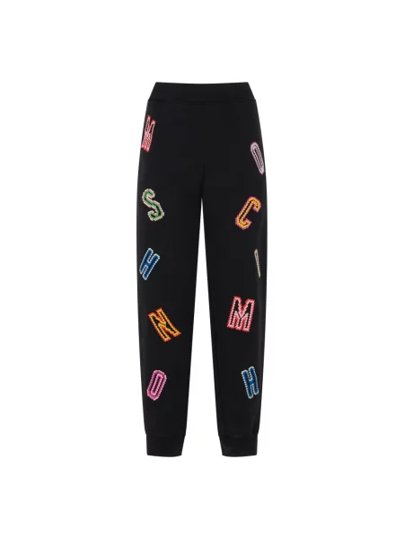 Spodnie Moschino casual czarne