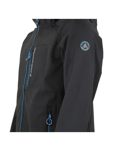 Geacă Peak Mountain softshell negru