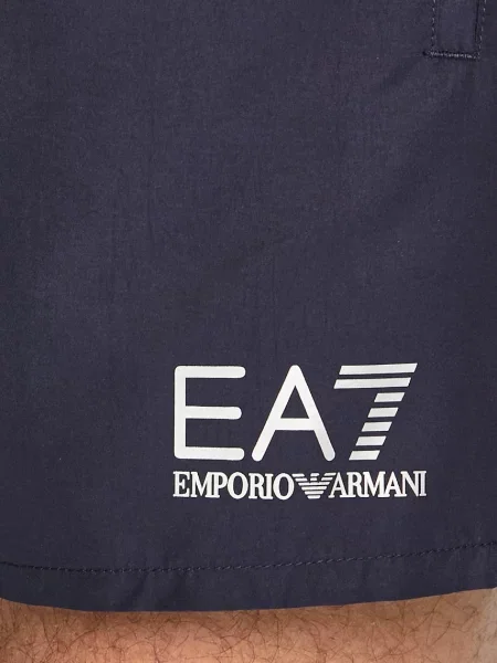Rövid fürdőruha Ea7 Emporio Armani kék