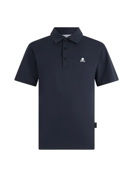 Koszulka polo Philipp Plein klasyczna niebieska