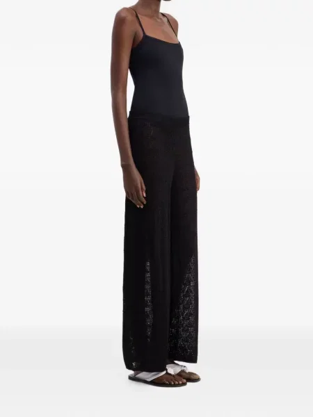 Pantaloni Loulou De Saison negru