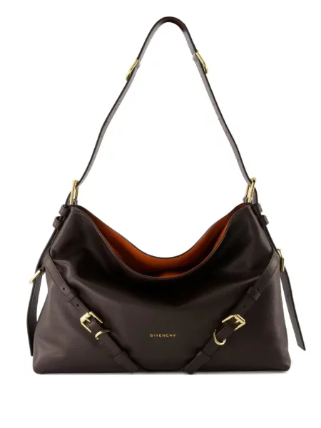 Geantă Givenchy cu cataramă maro