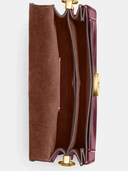 Coach сумка крос-боді шкіряна Glazed Leather Soft Grain Tabby 20