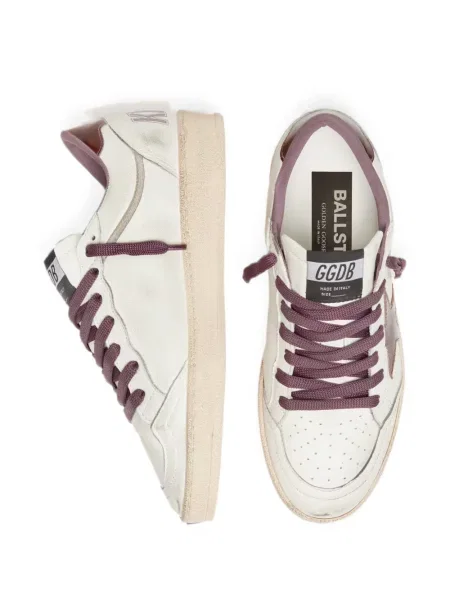 Bőr sneaker Golden Goose Ball Star fehér