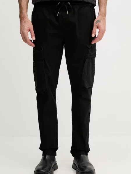 Alpha Industries pantaloni pentru bărbați din Division Pant negru