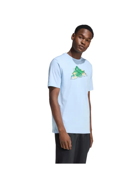 Koszulka adidas Novelty Mint Lifestyle niebieska