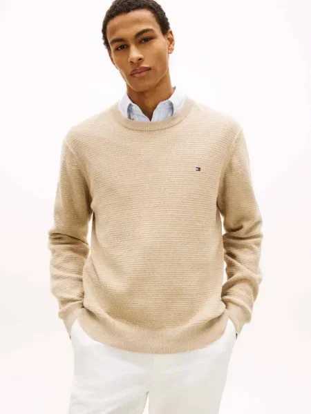 Tommy Hilfiger Pulover SEASONAL bej