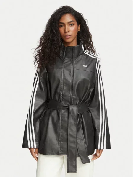 Adidas Prechodná bunda Adilenium Season 6 Pleather čierna