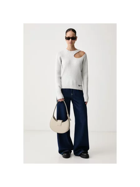 Sweter Karl Lagerfeld wełniany szary