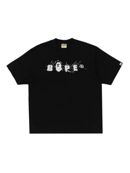 Tricou A Bathing Ape® cu imagine negru