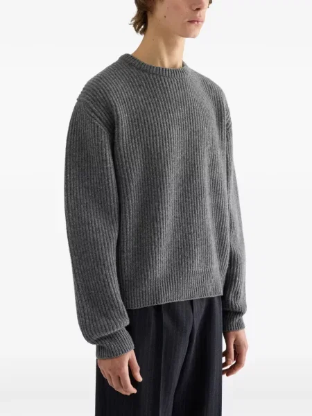 Pulover Jil Sander de lână gri