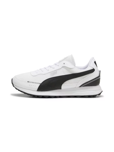 Skórzane sneakersy Blacktop Rider białe