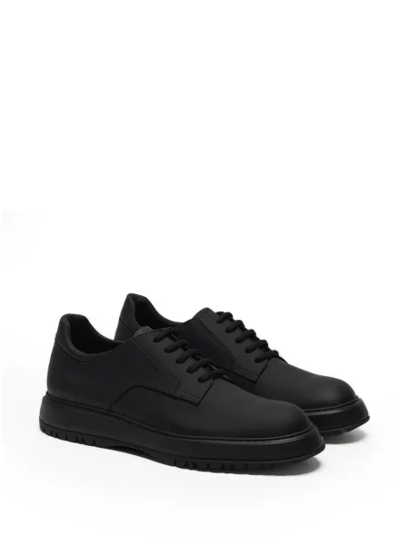 Pantofi derby Referenc din piele negru