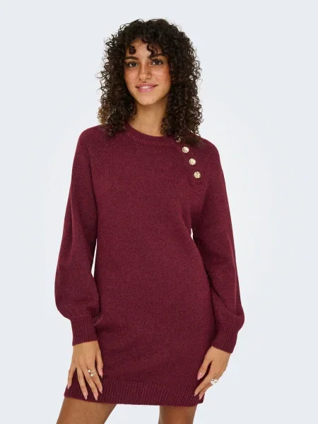 ONLY Rochie ONLEmma vin roșu
