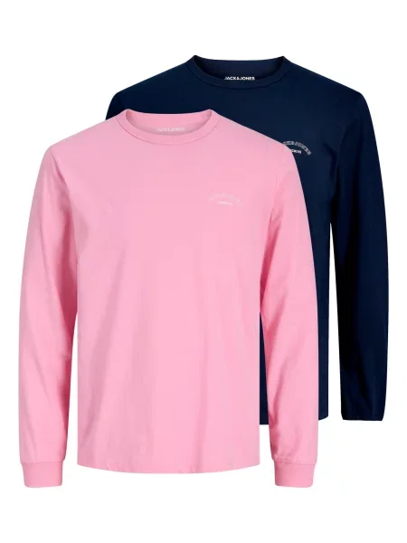 Jack & Jones Junior Tricou JJCollege marin / roz albastru
