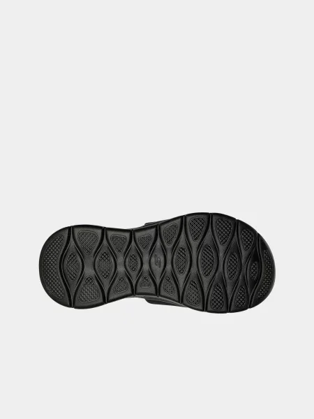 Кожаные шлепанцы Skechers черные
