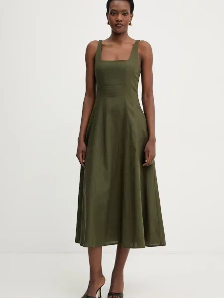 Twinset rochie de vară cu in verde