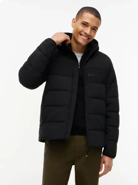 TOMMY HILFIGER Prechodná bunda / denim čierna
