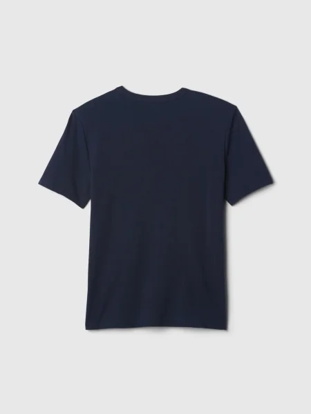 GAP Tričko námornícka modrá / sivá biela