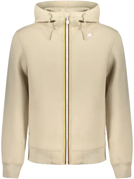 Hoodie K-way s kapuco bež