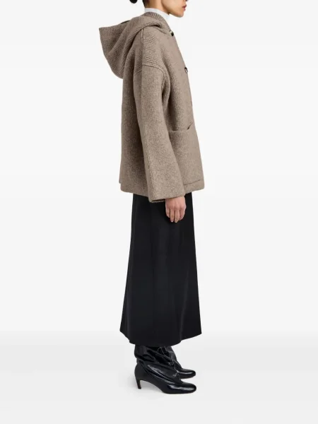 Geacă Proenza Schouler White Label cu glugă alb