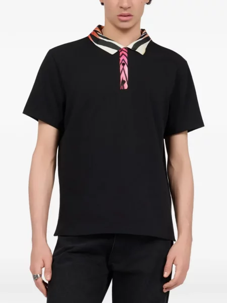 Gulerat tricou polo Roberto Cavalli negru