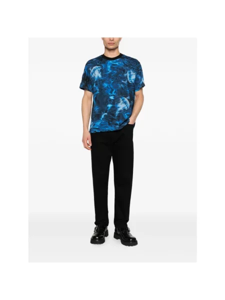 Koszulka Versace Jeans Couture niebieska