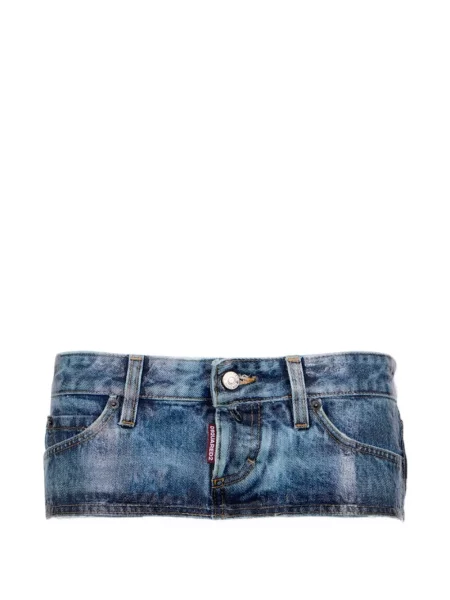Fustă din denim Dsquared2 albastru