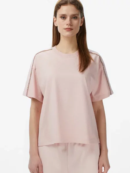 Футболка Lacoste рожева