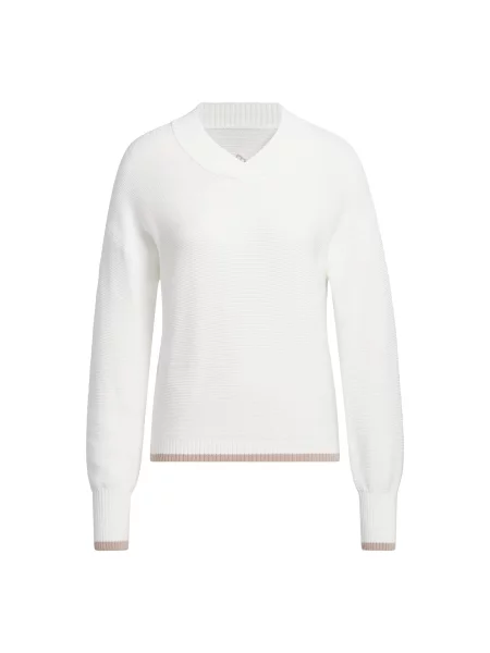 ADIDAS PERFORMANCE Pulovere sport maro mokka alb